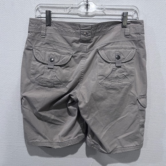 Kuhl Womens Gray Cargo Hiking Shorts Outdoor Utility Pockets Size 8 - Picture 4 of 10
